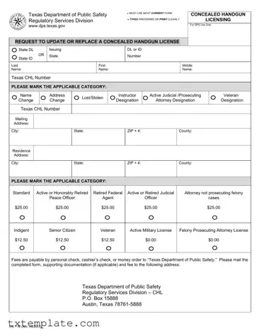 Download Chl 70 Texas Template