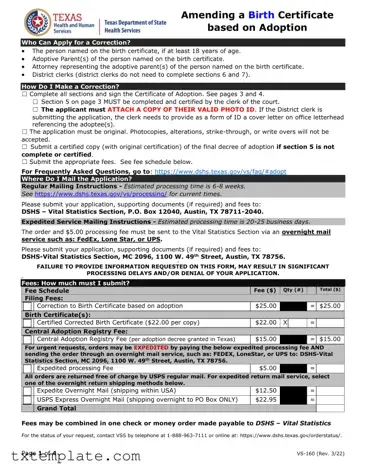 Download Texas Adoption Papers Template
