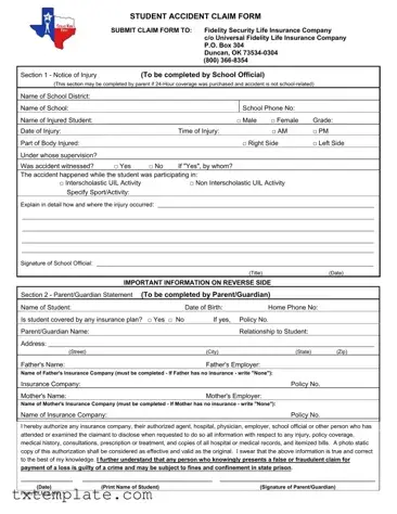 Download Texas Clm 2 Template