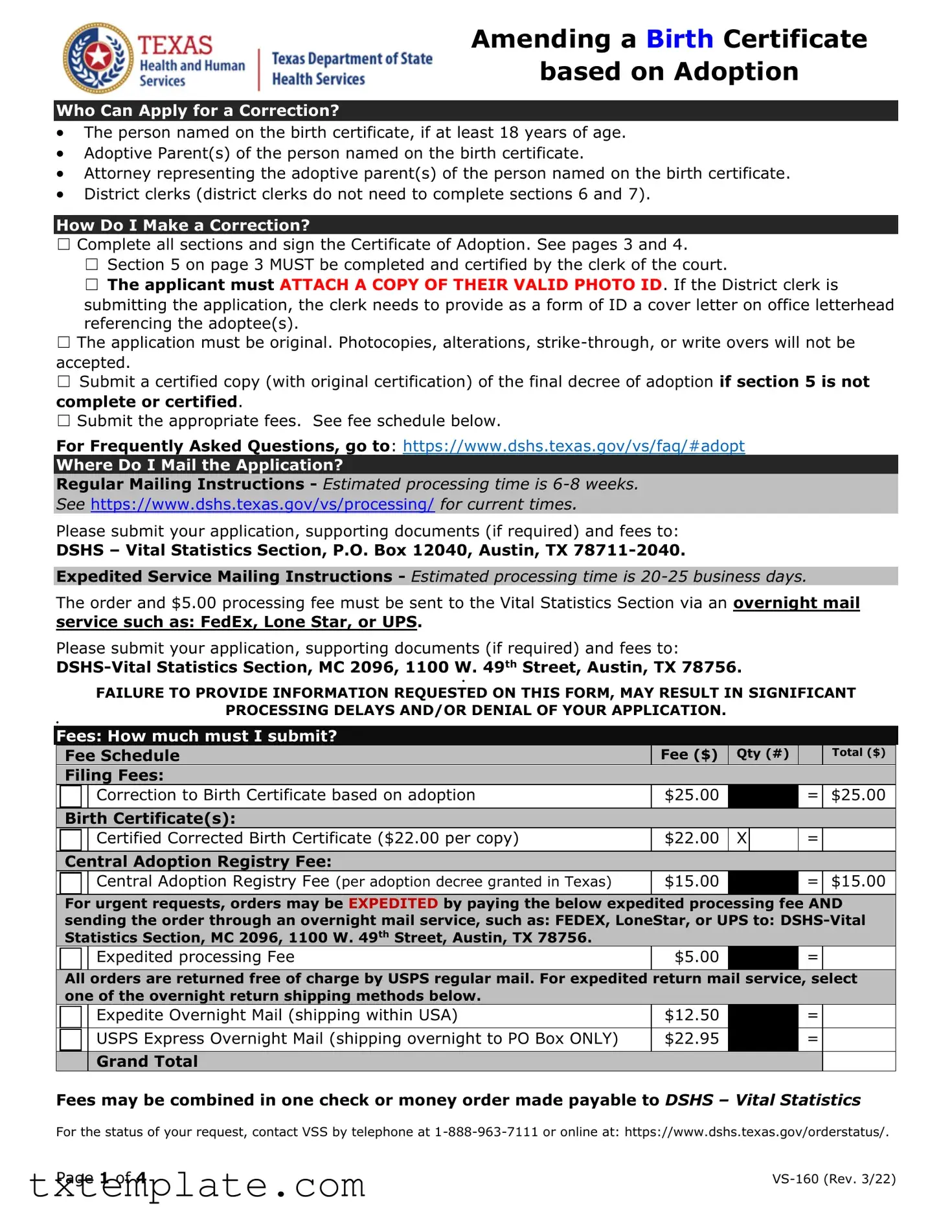 Download Texas Adoption Papers Template